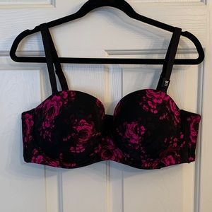 Torrid Strapless Bra (Rose Design)